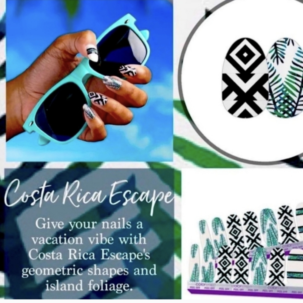 Costa Rica Escape Color Street Nail Strips 3/$20